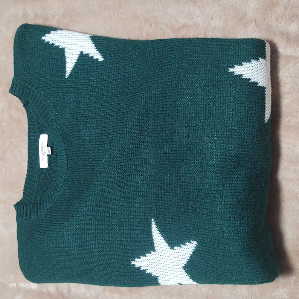 Girl's No Comment Shaker Knit Sweater